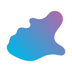 Liquid Fluid Gradient random organic shapes