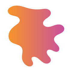 Liquid Fluid Gradient random organic shapes