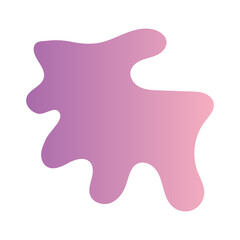 Liquid Fluid Gradient random organic shapes