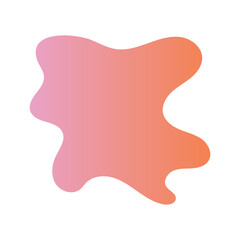 Liquid Fluid Gradient random organic shapes