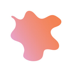 Liquid Fluid Gradient random organic shapes