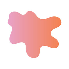 Liquid Fluid Gradient random organic shapes