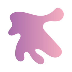 Liquid Fluid Gradient random organic shapes