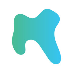 Liquid Fluid Gradient random organic shapes