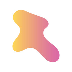 Liquid Fluid Gradient random organic shapes
