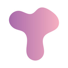 Liquid Fluid Gradient random organic shapes