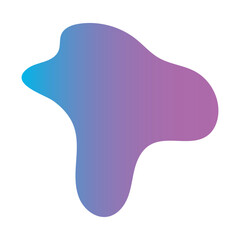 Liquid Fluid Gradient random organic shapes