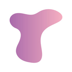 Liquid Fluid Gradient random organic shapes