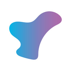 Liquid Fluid Gradient random organic shapes