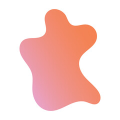 Liquid Fluid Gradient random organic shapes