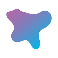 Liquid Fluid Gradient random organic shapes