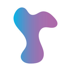 Liquid Fluid Gradient random organic shapes