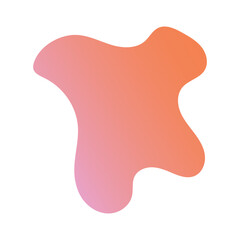 Liquid Fluid Gradient random organic shapes