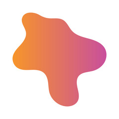 Liquid Fluid Gradient random organic shapes