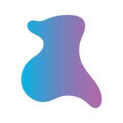 Liquid Fluid Gradient random organic shapes