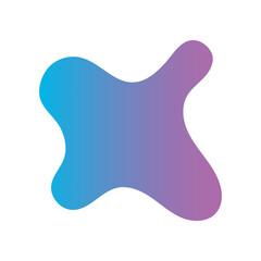 Liquid Fluid Gradient random organic shapes