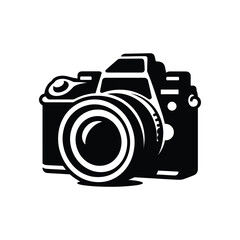 Classic DSLR Camera Vector - Perfect for Marketing and Promotional Use