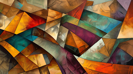 Modern Abstract wallpapers and backgrounds. Cubism abstract wallpaper