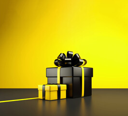 Black Friday sale banner background with space for text