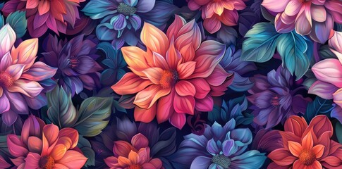 Beauty of flowers and botanicals, offering intricate patterns and vibrant colors inspired by nature's bounty
