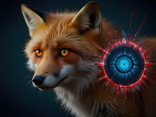 fox, red fox in the wild, red fox in the zoo, red fox portrait, red fox vulpes, 