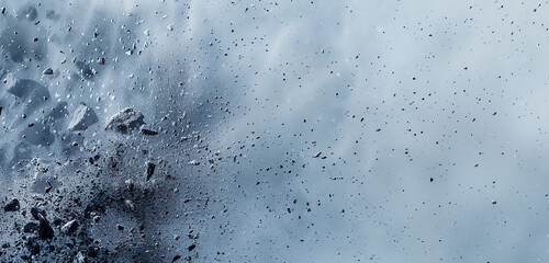 Moon surface or explosion of dust stone.soil grunge texture background,abstract wallpaper landscape