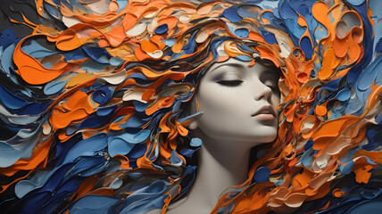 In the dimly lit room, a beautifully distorted portrayal of mental health emerges