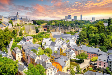 Blick über Luxemburg, Luxemburg 