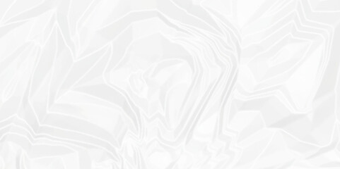 White wrinkly backdrop paper background. panorama grunge wrinkly paper texture. White crumpled and top view textures can be used for background of text or any contents.