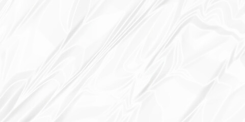 Obraz premium White wrinkly backdrop paper background. panorama grunge wrinkly paper texture. White crumpled and top view textures can be used for background of text or any contents.