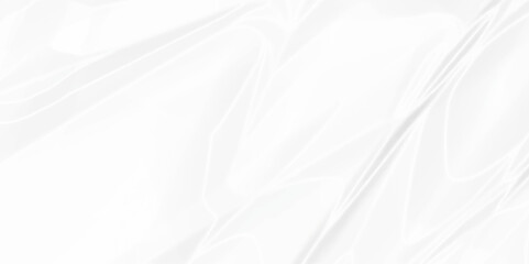 Obraz premium White wrinkly backdrop paper background. panorama grunge wrinkly paper texture. White crumpled and top view textures can be used for background of text or any contents.