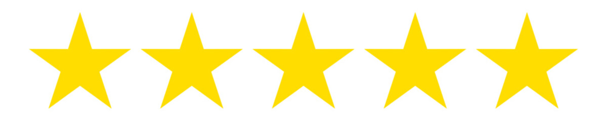 Five Star Rating Vector illus...