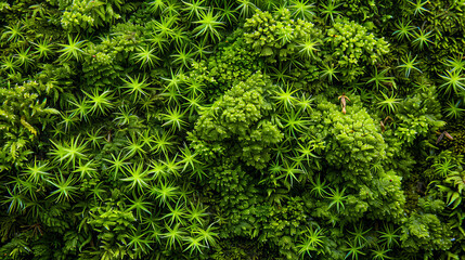 Close-up macro view of fresh green Lettuce leaves with water drops, high resolution
