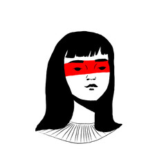 Ilustração Mulher Indígena Brasil