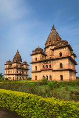 Royal Chhatris or Cenotaphs are the historical monuments situated on the banks of River Betwa in Orchha, Madhya Pradesh, India.