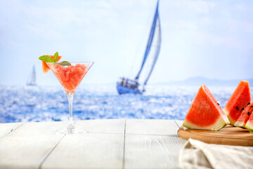 cocktail on the beach