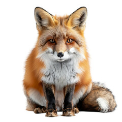 fox, white background