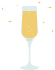 シャンパングラス © ベルベットR