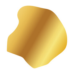 Liquid Fluid Golden Gradient random organic shapes