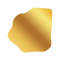 Liquid Fluid Golden Gradient random organic shapes