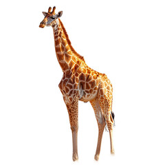 Obraz premium giraffe isolated on white