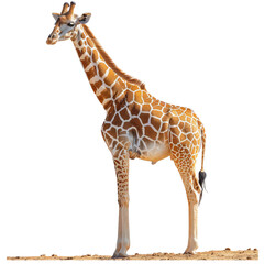 Obraz premium giraffe isolated on white