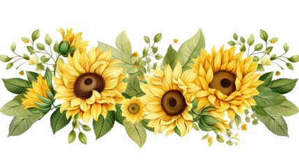 bouquet of sunflowers