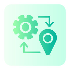 integration gradient icon