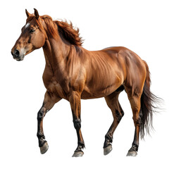 Obraz premium horse isolated on white background