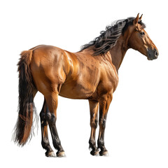 Obraz premium horse isolated on white background