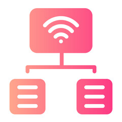connectivity gradient icon