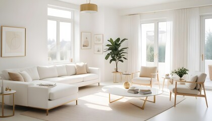 Photo interior modern design room 3d illustration