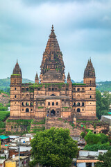 Chaturbhuj and Ram raja temple at Orchha, Madhya Pradesh, India.