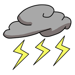 cloud and lightning